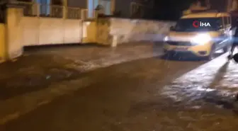 Alkollü Sürücü Trafiğe Kapalı Alana Girerken Merdivende Asılı Kaldı