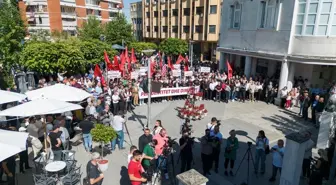 Preşevo'da Arnavutlardan Hak İhlallerine Karşı Gösteri