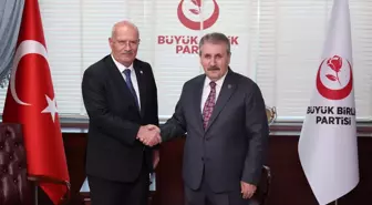 Ankara Ticaret Odası Başkanı Gürsel Baran, BBP Genel Başkanı Mustafa Destici'yi Ziyaret Etti