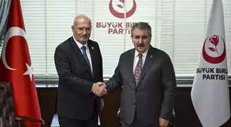 ATO Başkanı Gürsel Baran, BBP Genel Başkanı Mustafa Destici'yi Ziyaret Etti