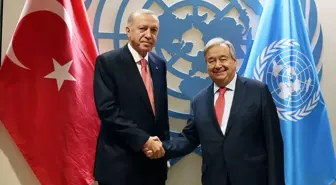 Cumhurbaşkanı Erdoğan, BM Genel Sekreteri Guterres ile Görüştü