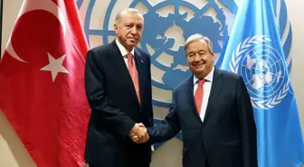 Cumhurbaşkanı Erdoğan, BM Genel Sekreteri Guterres ile Görüştü