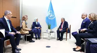 Emine Erdoğan, BM Genel Sekreteri Guterres ile Sıfır Atık Projeleri Üzerine Görüştü