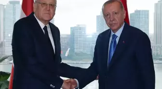 Cumhurbaşkanı Erdoğan, Lübnan Başbakanı Mikati ile New York'ta Görüştü