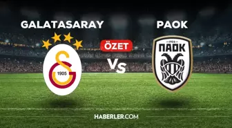Galatasaray PAOK maç özeti ve golleri izle! (VİDEO) GS PAOK geniş özeti! Golleri kim attı, maç kaç kaç bitti?