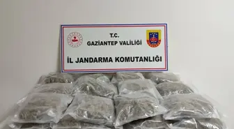 Gaziantep'te Yolcu Otobüsünde 32 Kilo Uyuşturucu Ele Geçirildi