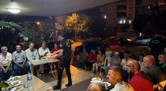 İskenderun'da Polis, Muhtar ve Vatandaşlarla Buluştu