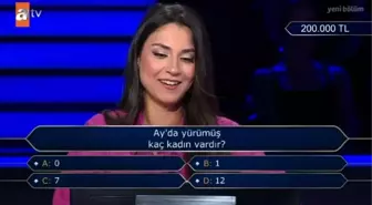 Ay'da yürümüş kaç kadın vardır? Ay'da yürümüş kaç kadın vardır? Ayda kaç kadın yürümüştür? Aya' kaç kadın gitti?