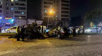 Bursa'da Kontrolden Çıkan Otomobil Takla Attı: İki Yaralı