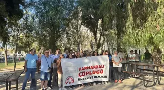 Harmandalı Çöplüğü'ne Karşı Yürüyüş Düzenlendi