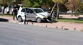 Konya'da Kalp Krizi Geçiren Sürücü Ağaçta Durabildi