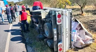 Havran'da Kamyonet Devrildi: 3 Yaralı