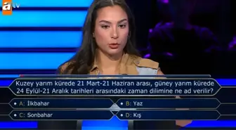 Kuzey yarım kürede 21 Mart-21 Haziran arası, güney yarım kürede 24 Eylül-21 Aralık tarihleri arasındaki zaman dilimine ne ad verilir?