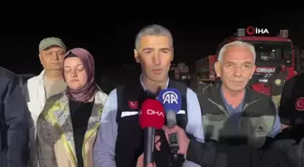 Uşak'taki Orman Yangınında Müdahale Devam Ediyor