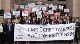 Avukatlar, CMK Ücret Tarifesinin Eşitlenmesi İçin Nöbet Tuttu