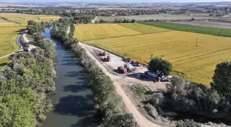 Edirne'de Çeltik Kurutma Mesaisi Başladı