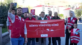 Bayburt'ta Dünya Yürüyüş Günü Etkinliği Düzenlendi