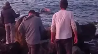 Bafra'da Boğulma Tehlikesi Geçiren Vatandaşı Balıkçılar Kurtardı