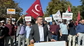 Burdur'da İsrail Saldırılarına Protesto