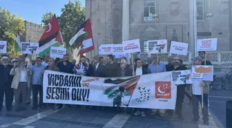 Kayseri'de İsrail Saldırılarına Protesto