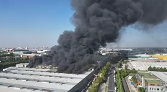 Çerkezköy'deki Deri Fabrikasında Yangın Kontrol Altına Alındı