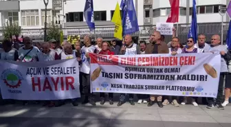 Trabzon'da Enflasyon Rakamlarına Protesto