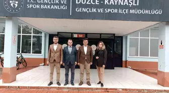 Düzce Gençlik ve Spor İl Müdürü İsa Yazıcı, Kaynaşlılı Sporcularla Bir Araya Geldi