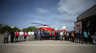 Çanakkale ve çevre illere hizmet verecek helikopter ambulans göreve başladı