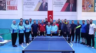 2. Kamu Spor Oyunları Masa Tenisi Doğu Anadolu Bölge Turnuvası Erzincan'da Gerçekleşti