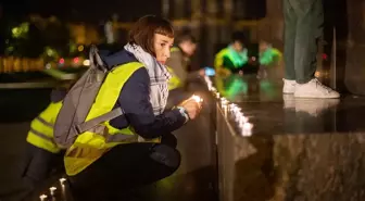 Zagreb'de Ölümle Anılan Çocuklar için Anma Töreni Düzenlendi