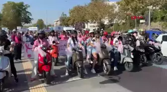 Tekirdağ'da Meme Kanseri Farkındalığı İçin 'Pembe Sürüş' Etkinliği Düzenlendi