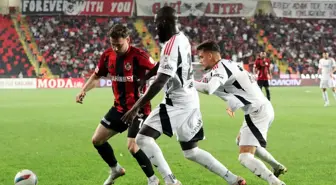 Gaziantep FK ve Beşiktaş 1-1 Berabere Kaldı