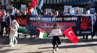 Sağlıkçıların Erzurum'da 47 haftalık sessiz yürüyüşü