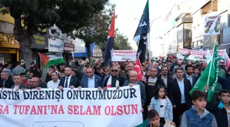 Van'da Filistin'e destek yürüyüşü