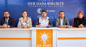 Ak Parti Niğde İl Başkanı Özdemir'den İsrail'e tepki