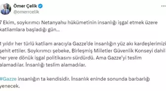 AK Parti Sözcüsü Çelik: 'Gazze insanlığın ta kendisidir. İnsanlık eninde sonunda barbarlığı yenecek'