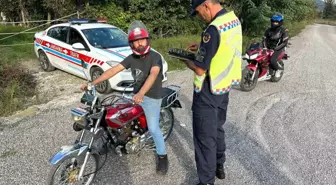 Zonguldak'ta Motosiklet Kazalarını Önlemek İçin Denetimler Sürüyor