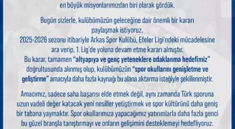 Arkas Spor, Efeler Ligi'nden Çekildi