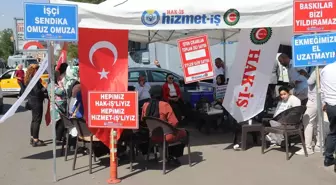 AK Parti Diyarbakır İl Başkanı İşten Çıkarılan İşçileri Ziyaret Etti