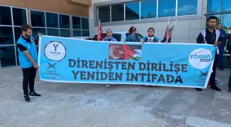 Burdur Üniversitesi'nde Filistin'e Destek Eylemi