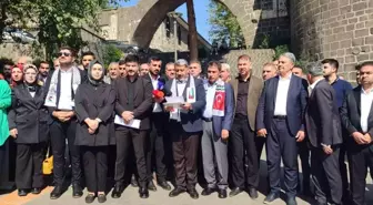 Diyarbakır'dan Cumhurbaşkanı Erdoğan liderliğinde Filistin'e destek mesajı