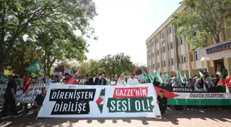 GAÜN Öğrencilerinden İsrail Protestosu