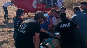 Ağaçtan Düşen Adamın İhbarı Sonrası Ambulans Helikopter Gönderildi