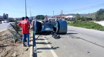 Muğla'da Otomobil Takla Attı: Baba ve Kızı Yaralandı