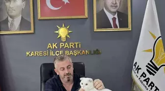 AK Parti Karesi İlçe Teşkilatı'ndan Sokak Hayvanlarına Örnek Sahiplenme