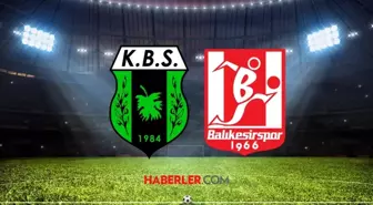 Kilis Belediyespor- Balıkesirspor maçı kaç kaç bitti? Kilis Belediyespor- Balıkesirspor maç özeti!