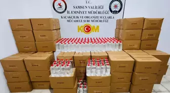 Samsun'da Kaçakçılık Operasyonu: 3 Bin Litre Etil Alkol Ele Geçirildi