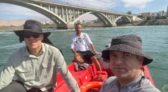 Cizre'de AFAD'dan Dicle Nehri'nde Acil Durum Keşif Çalışması