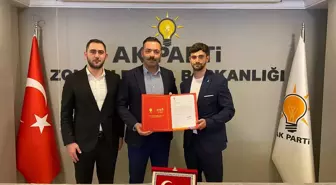 AK Parti Zonguldak İl Gençlik Kolları Başkanlığı'na Feyyaz Öz Atandı