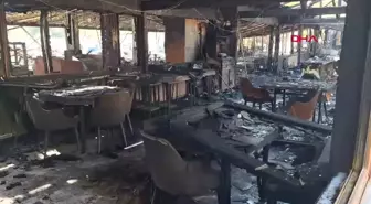 Körfez'deki Restoran Yangınında Hasar Gün Ağarınca Ortaya Çıktı